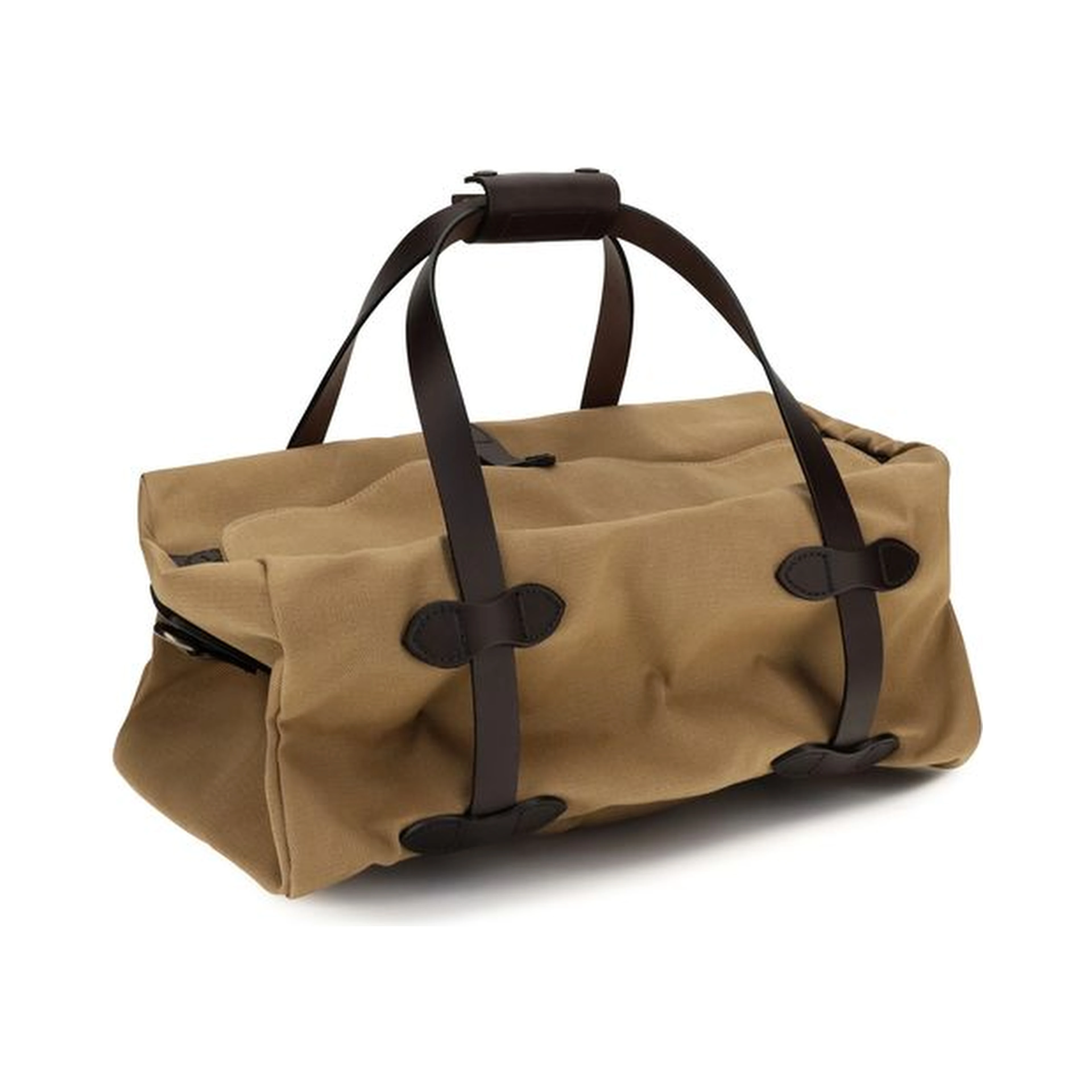 Beige Cotton Shoulder Bag