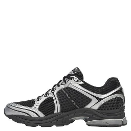 Black Synthetic Athletic Sneakers