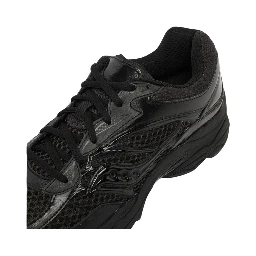 Black Synthetic Athletic Sneakers