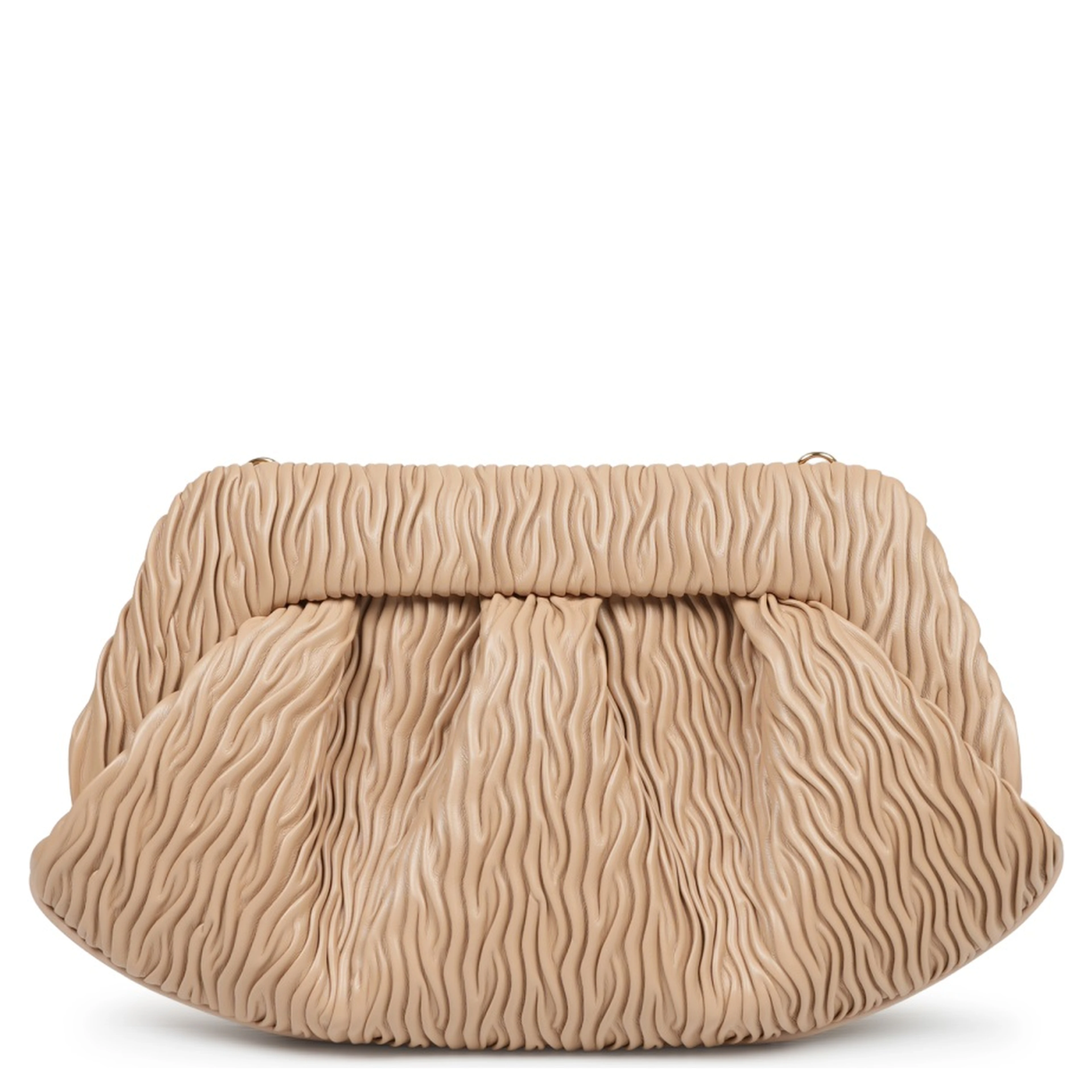 CLUTCH "BIOS" IN FIBRA DI MELA ARRICCIATA