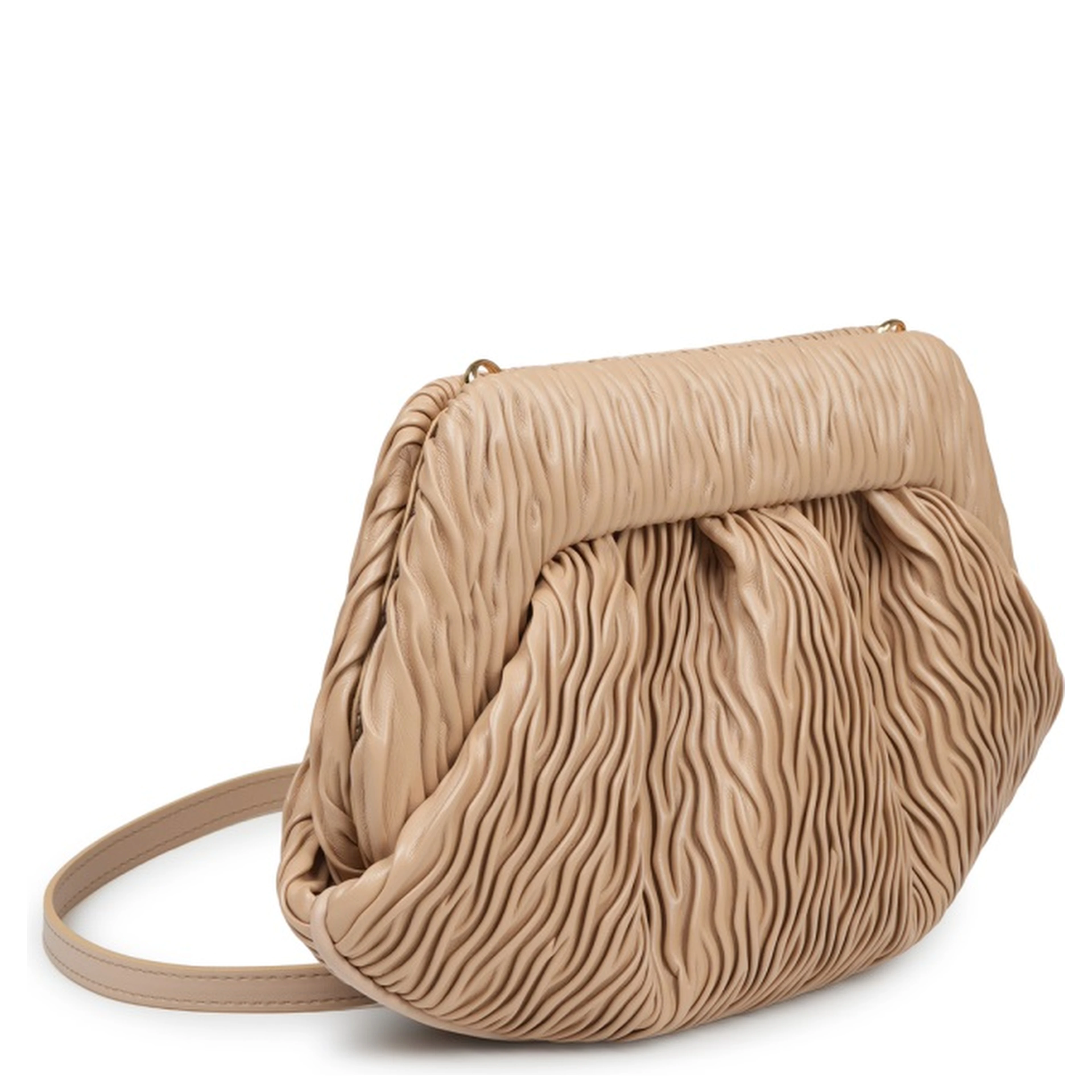 CLUTCH "BIOS" IN FIBRA DI MELA ARRICCIATA