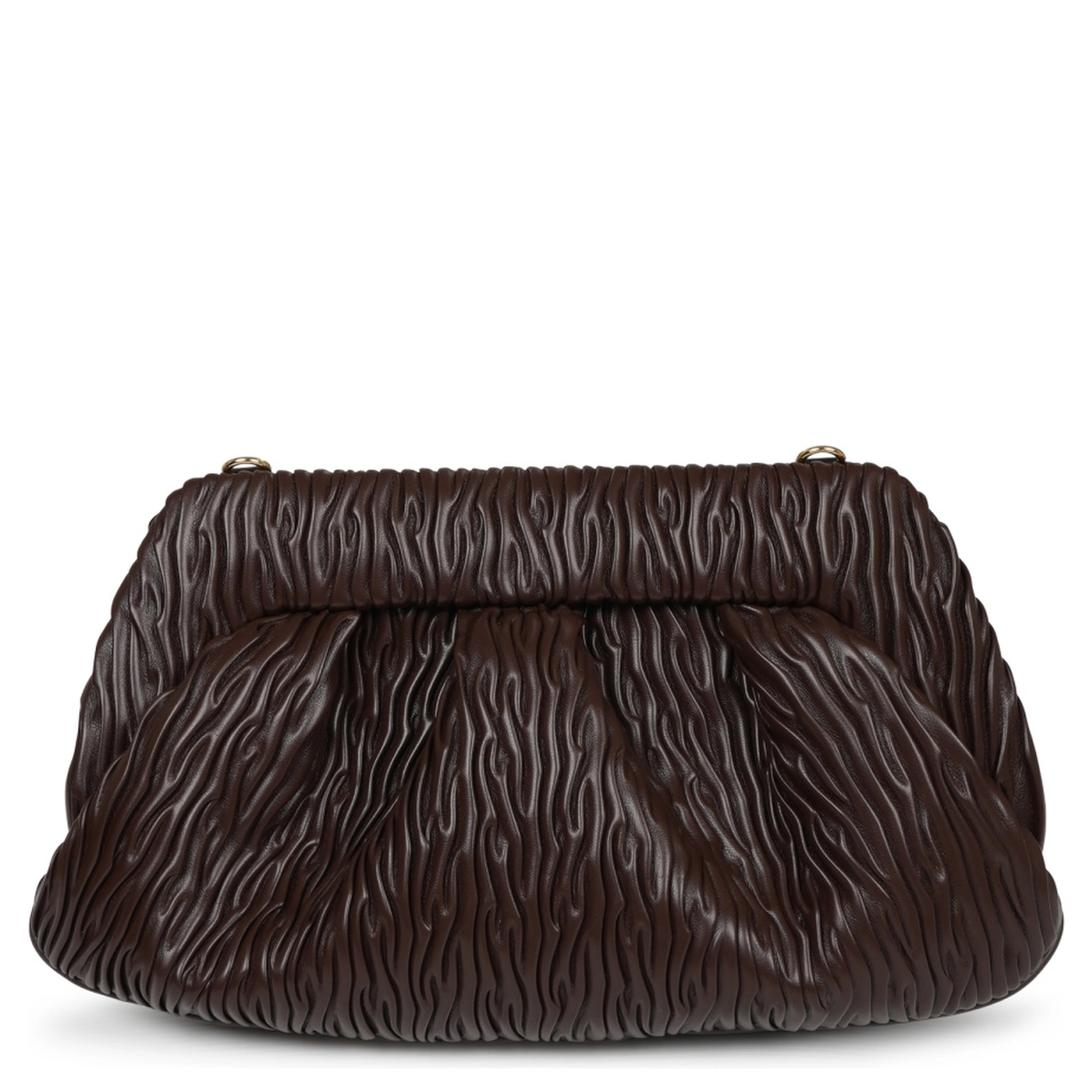 CLUTCH "BIOS" IN FIBRA DI MELA ARRICCIATA