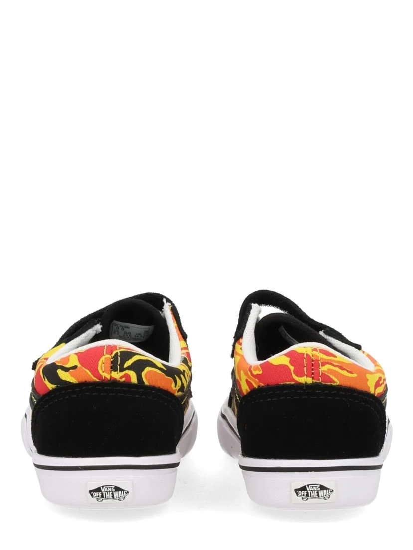 TD COMFYCUSH OLD SKOOL V (FLAME CAMO) BLK/TRUE WHT