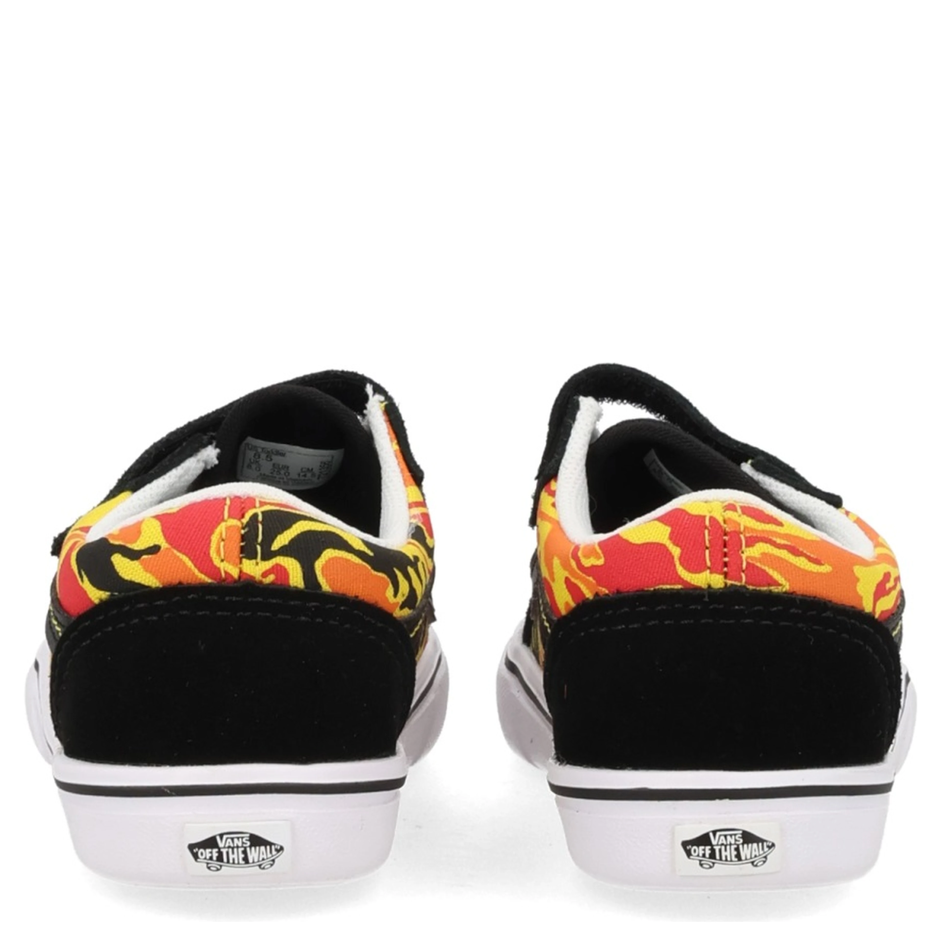 TD COMFYCUSH OLD SKOOL V (FLAME CAMO) BLK/TRUE WHT