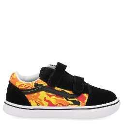 TD COMFYCUSH OLD SKOOL V (FLAME CAMO) BLK/TRUE WHT