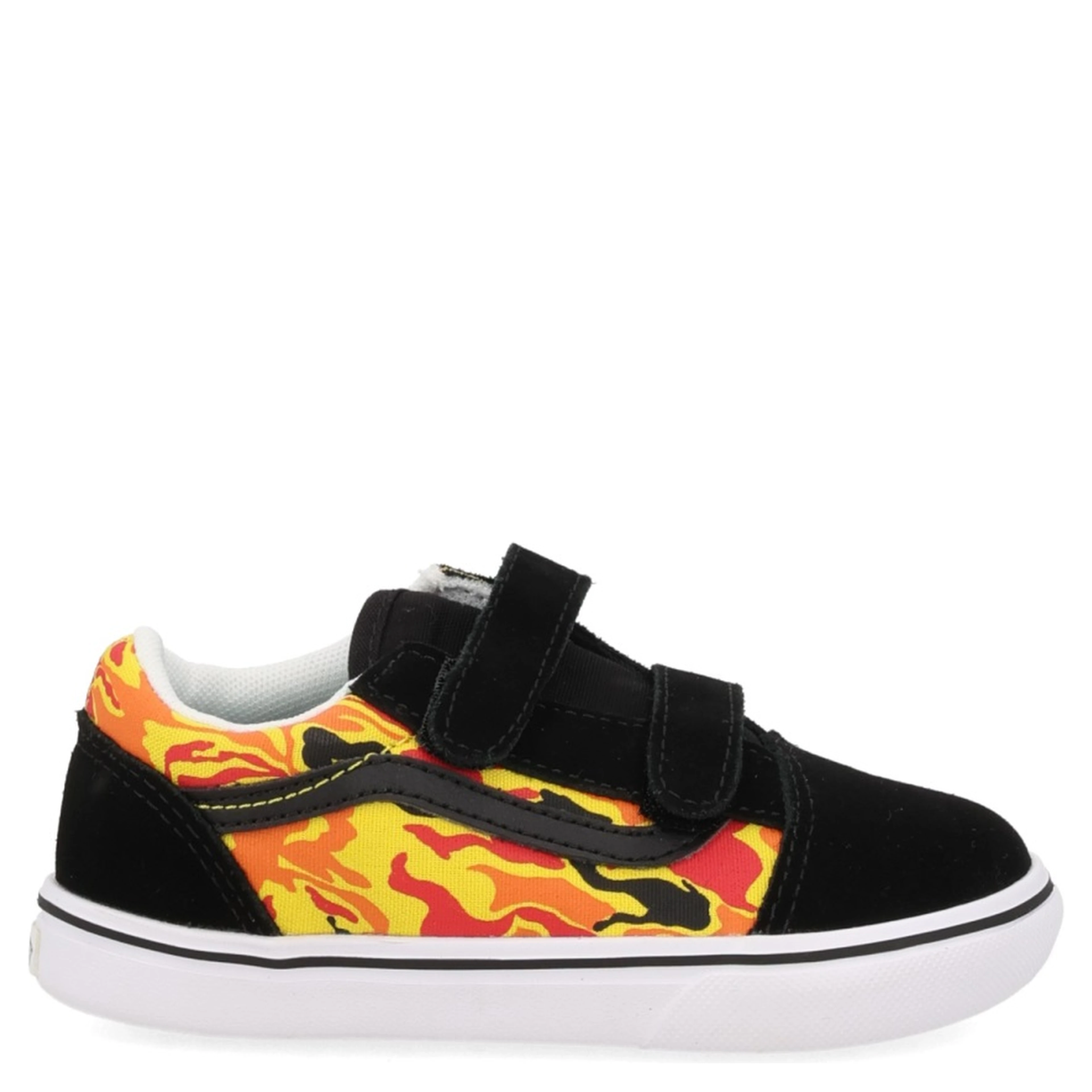 TD COMFYCUSH OLD SKOOL V (FLAME CAMO) BLK/TRUE WHT