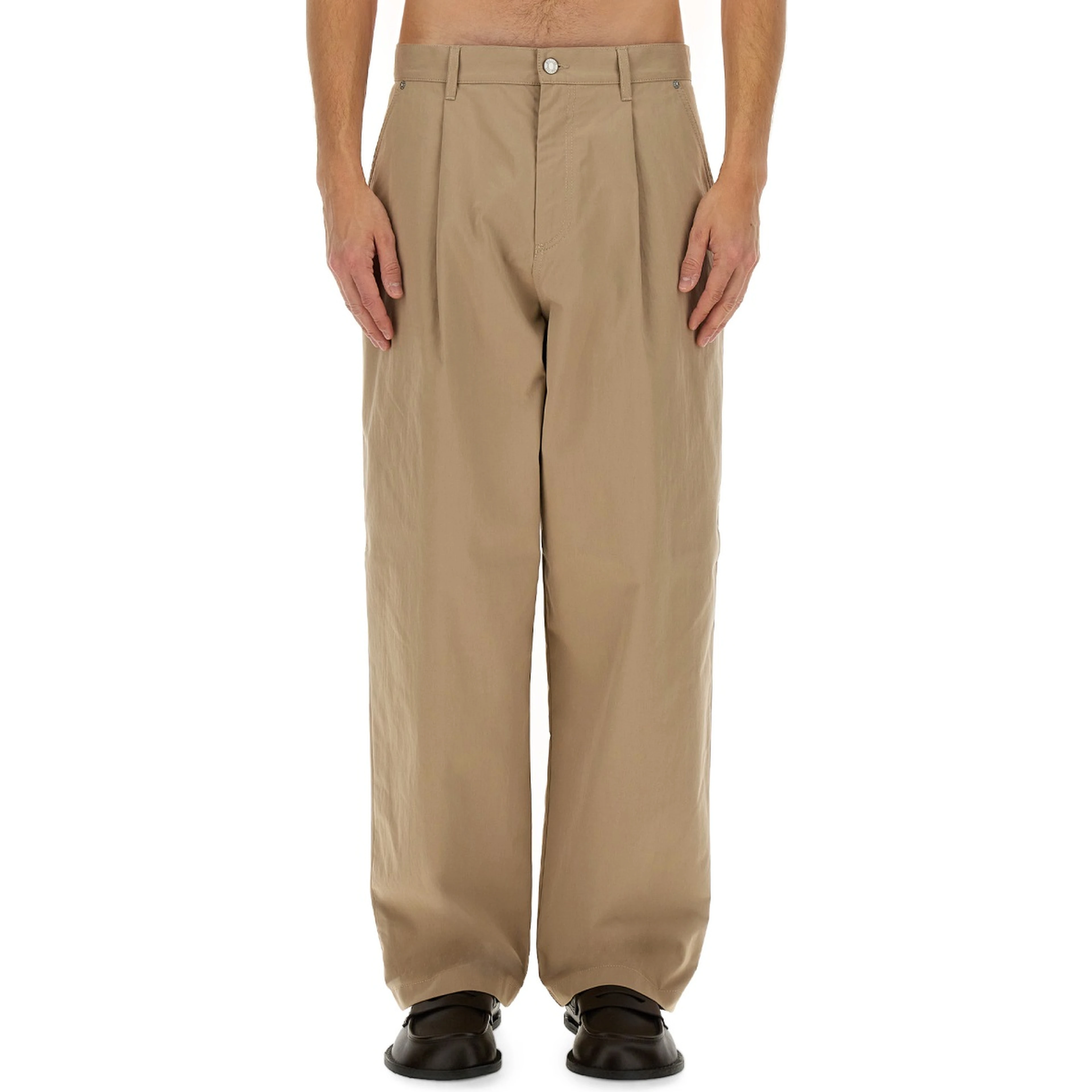 COTTON BLEND PANTS