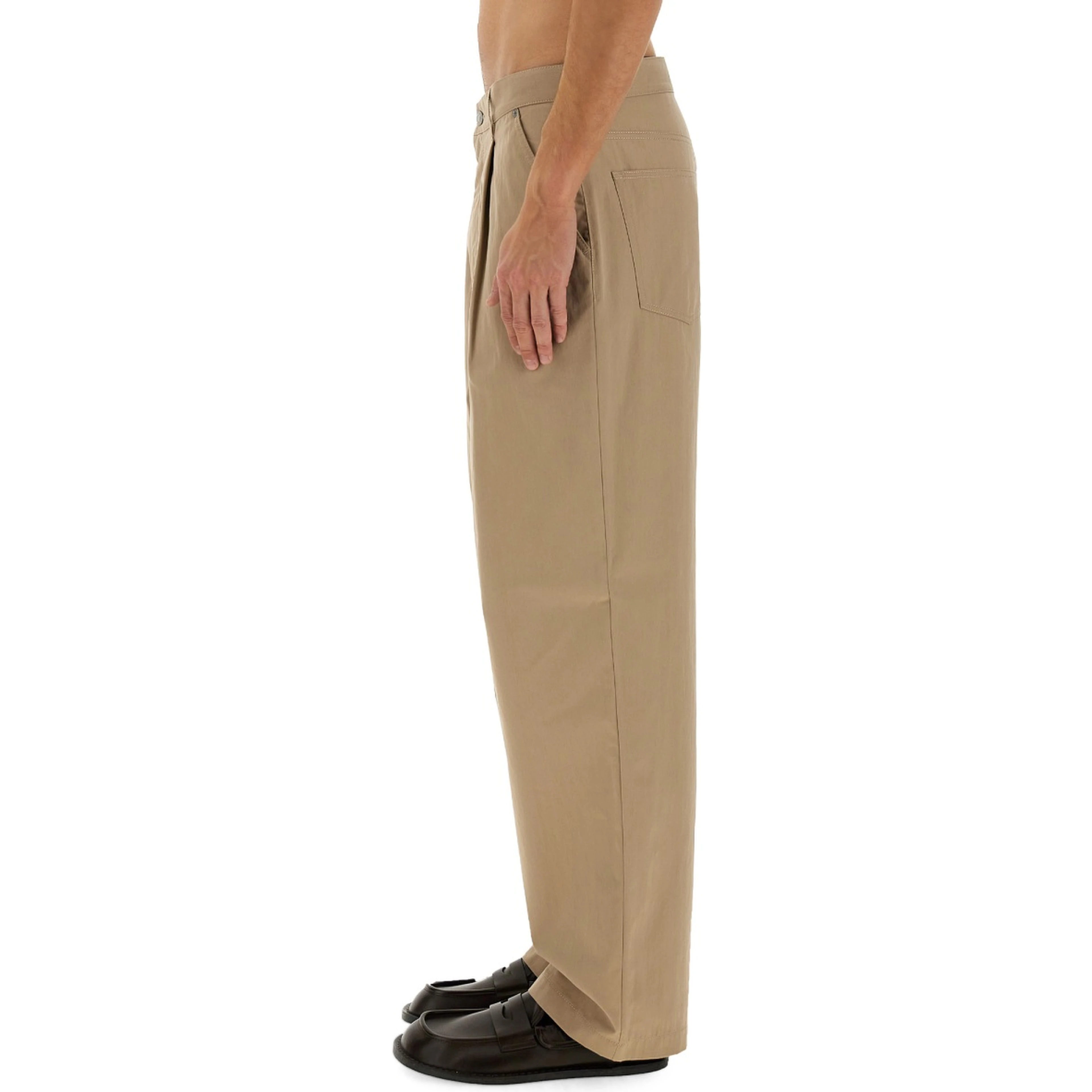 COTTON BLEND PANTS