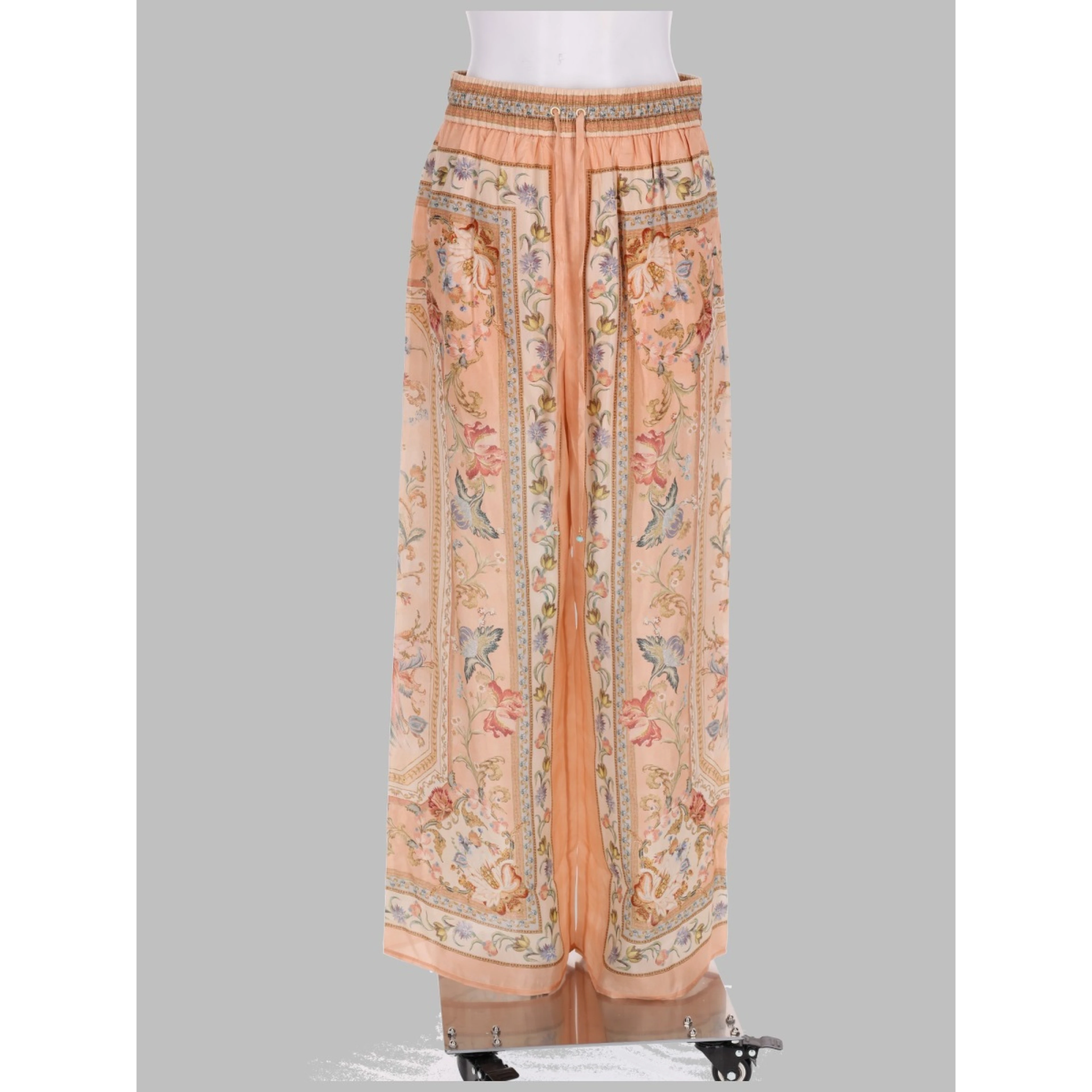 PANTALONE IN SETA STAMPATA