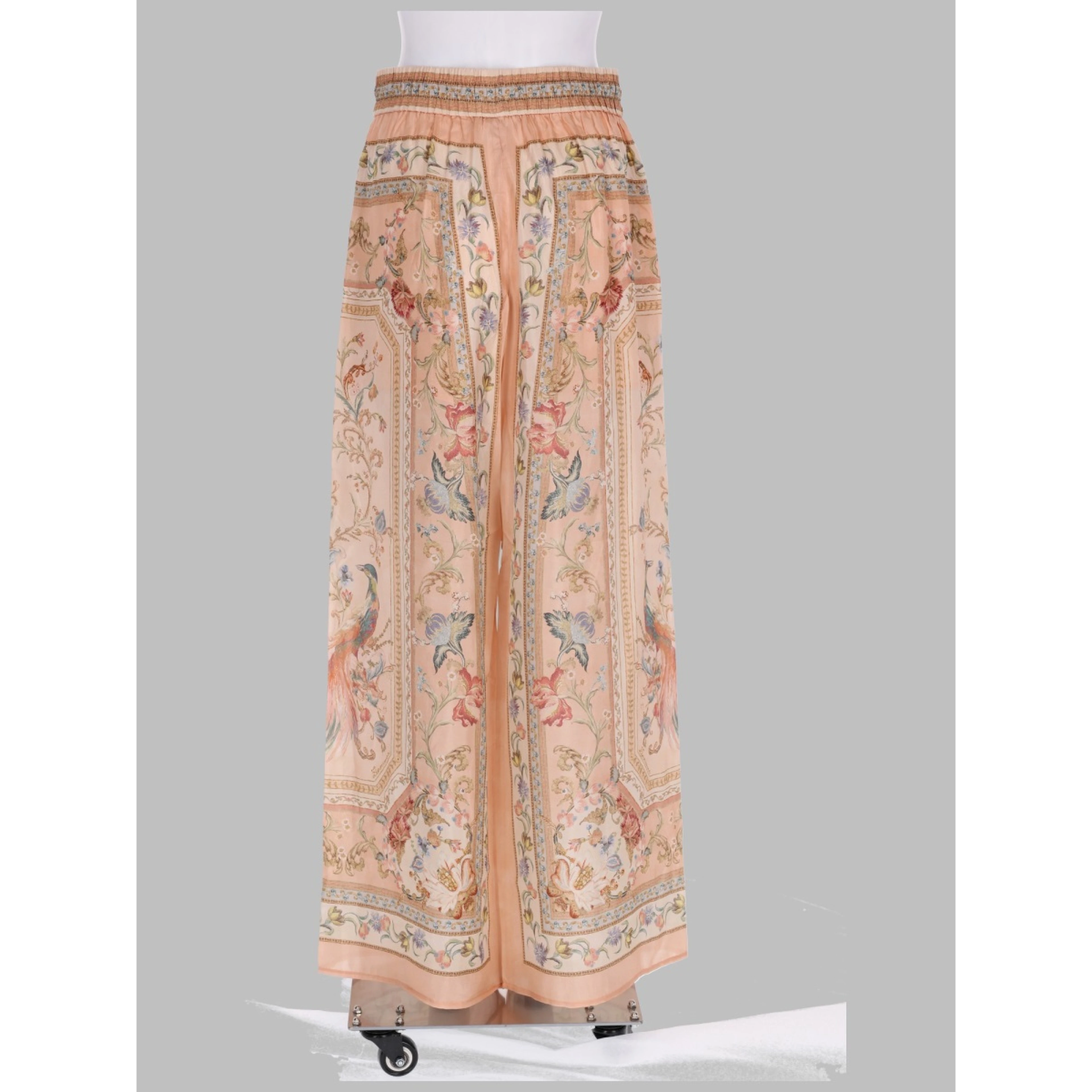 PANTALONE IN SETA STAMPATA