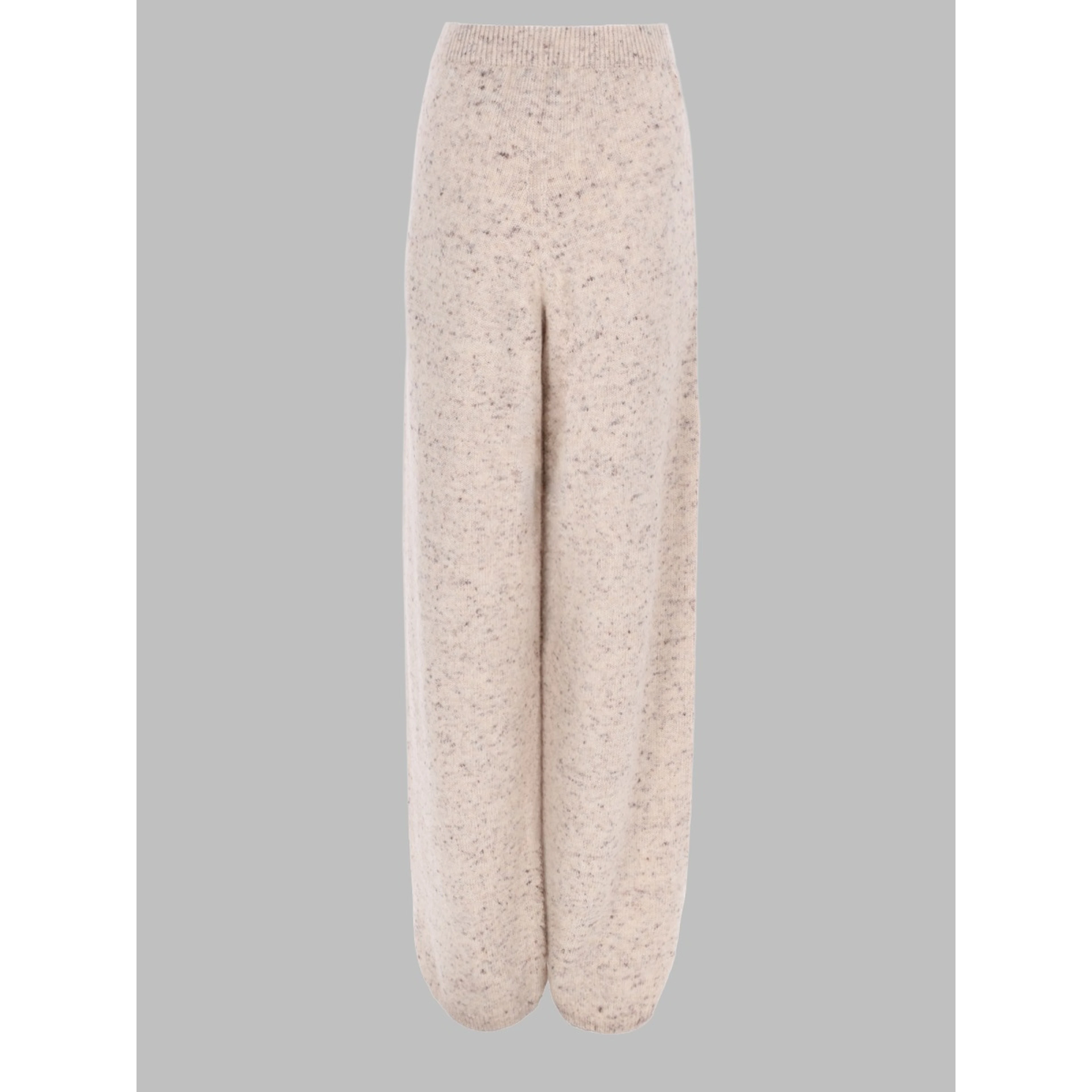 PANTALONE WIDE LEG IN MISTO LANA