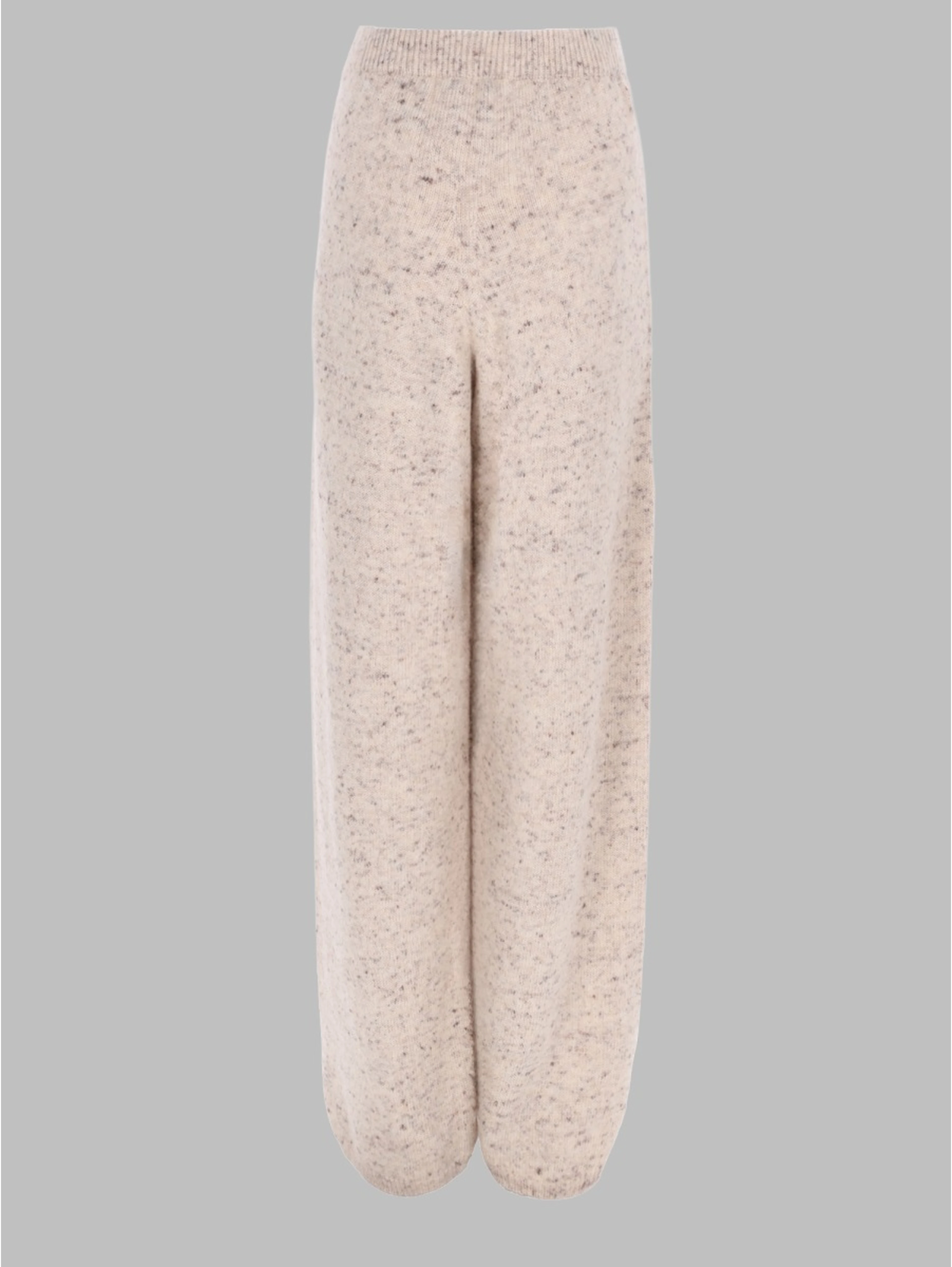 PANTALONE WIDE LEG IN MISTO LANA