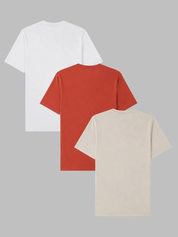 3-PACK T-SHIRT CON LOGO alternative