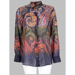 CAMICIA CON STAMPA PAISLEY