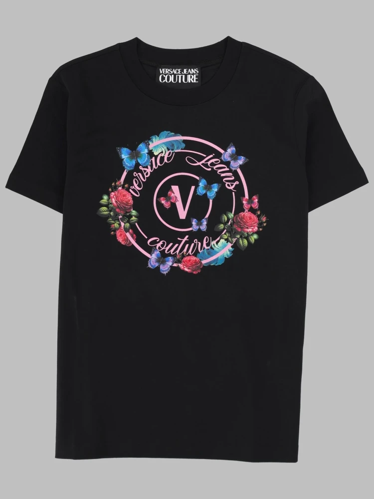 T-SHIRT CON EMBLEMA "BUTTERFLY"