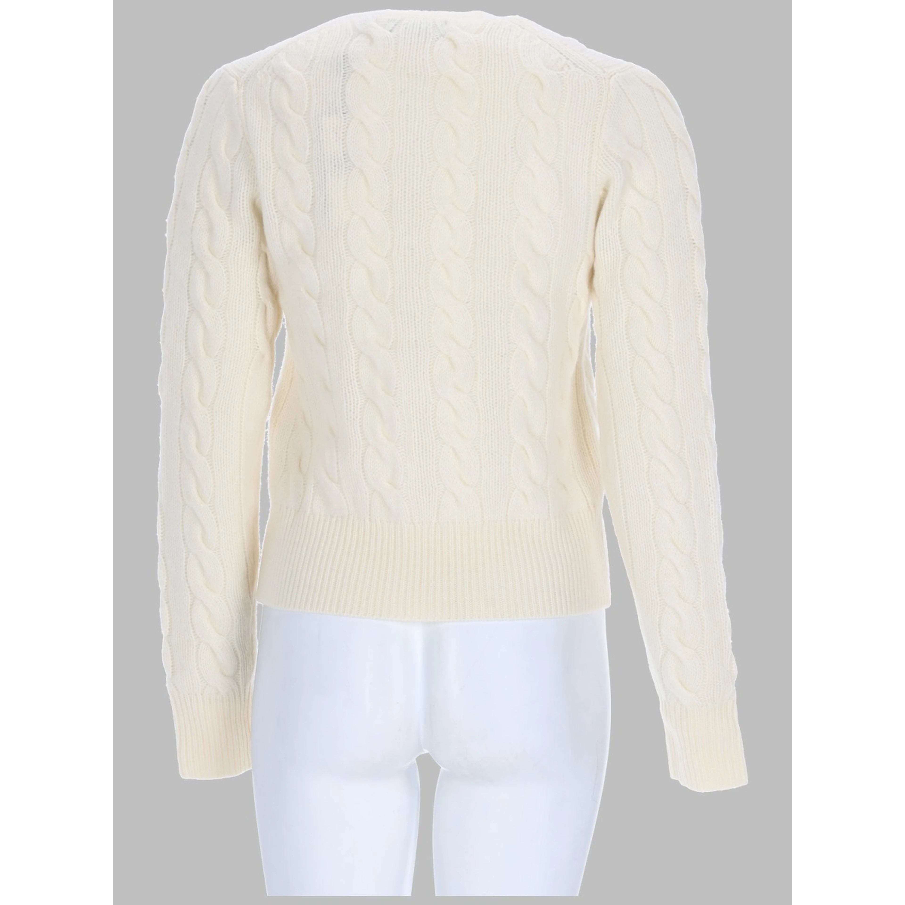 CARDIGAN A TRECCE CON LOGO