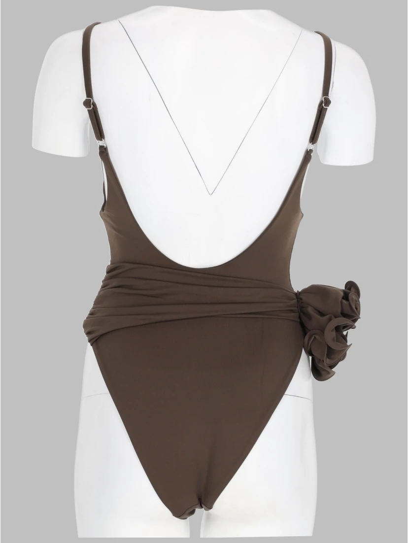 COSTUME DA BAGNO INTERO CON DETTAGLIO ARRICCIATO