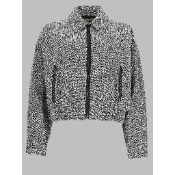 GIACCA BOMBER IN COTONE CON ZIP