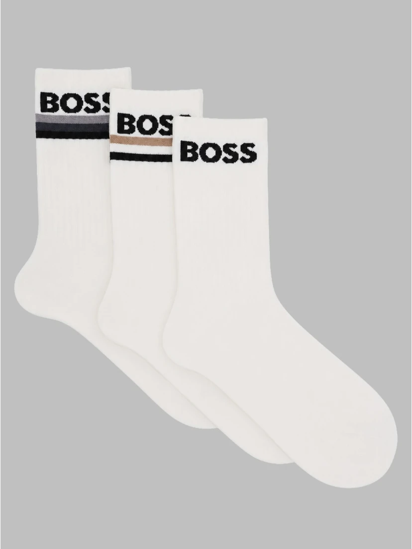 3-PACK CALZINI CON LOGO
