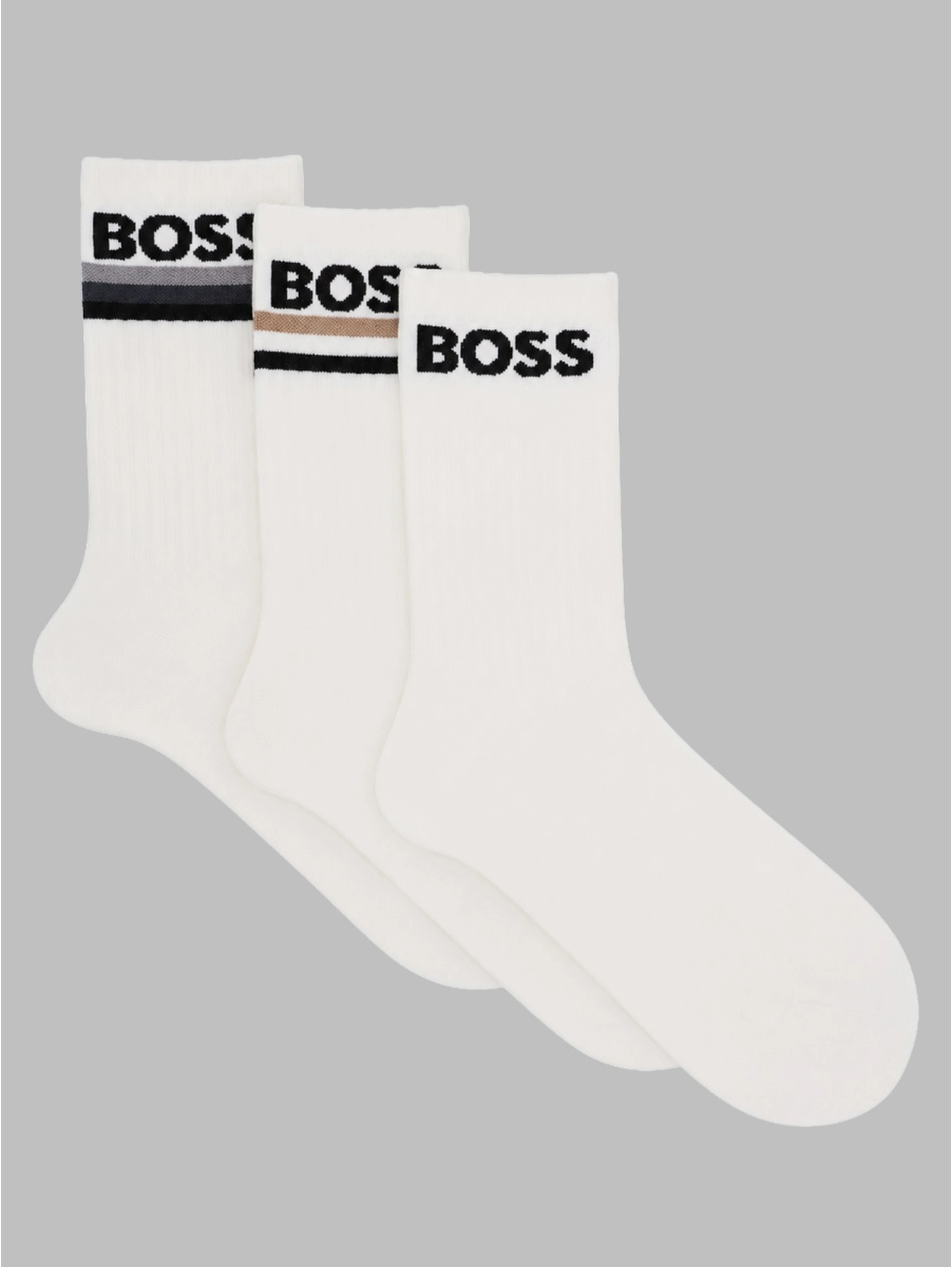 3-PACK CALZINI CON LOGO