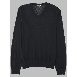 MAGLIA CON SCOLLO A V