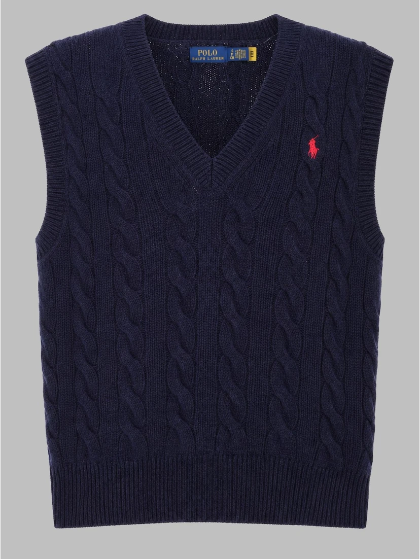 GILET IN LANA E CASHMERE