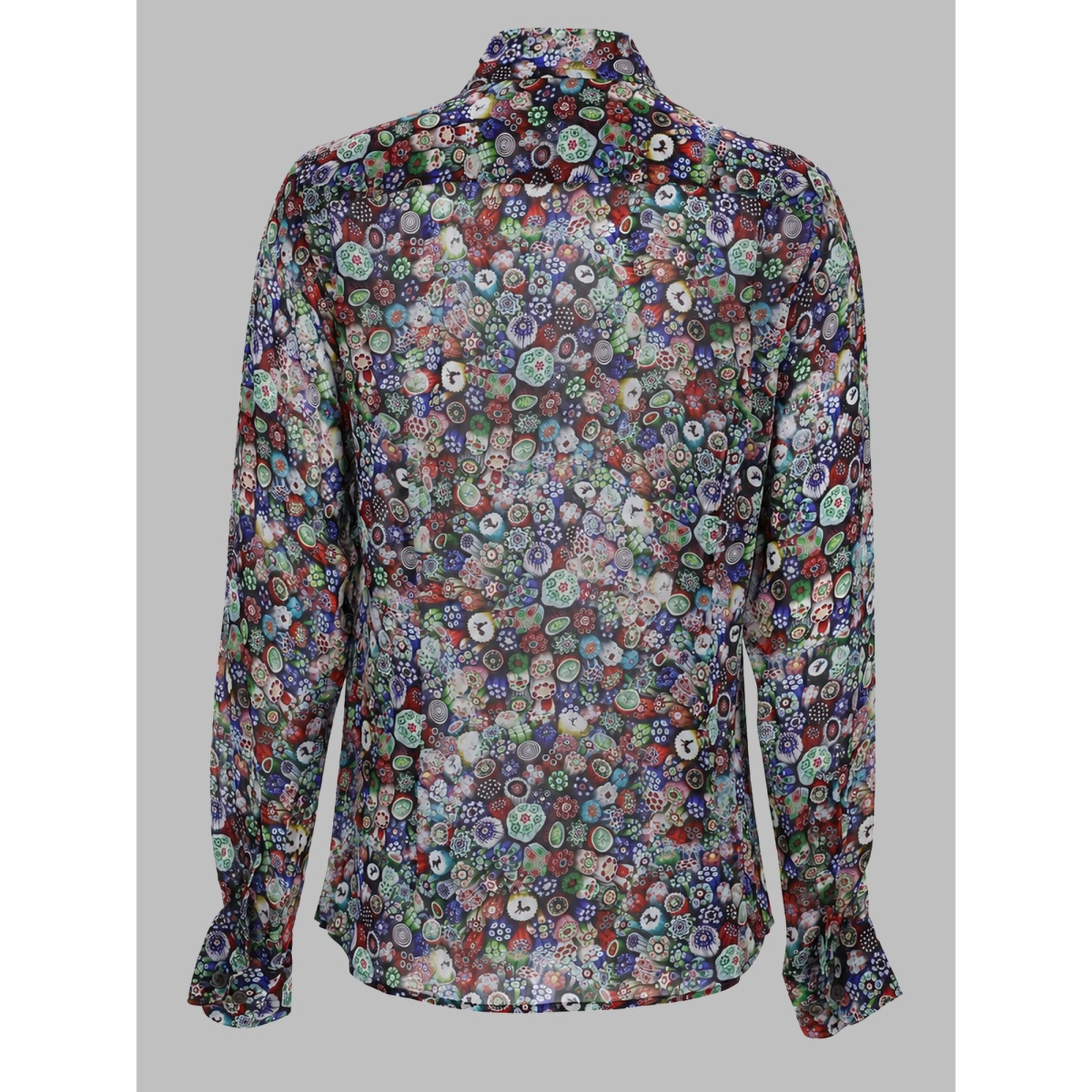 CAMICIA IN VISCOSA RICAMATA