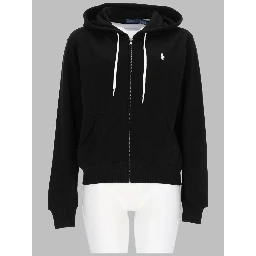FELPA CON ZIP E LOGO