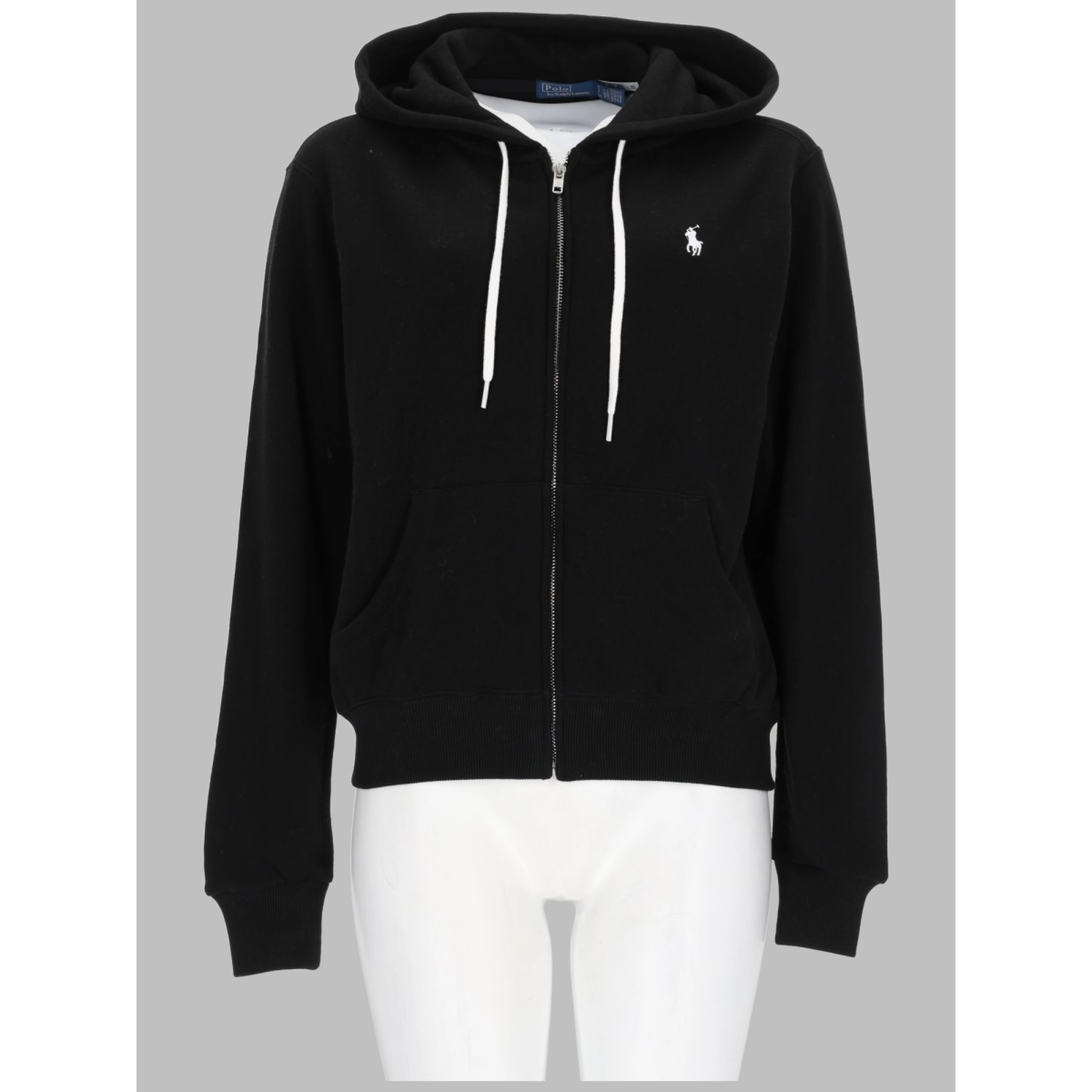 FELPA CON ZIP E LOGO