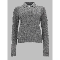 POLO IN MAGLIA CON LOGO