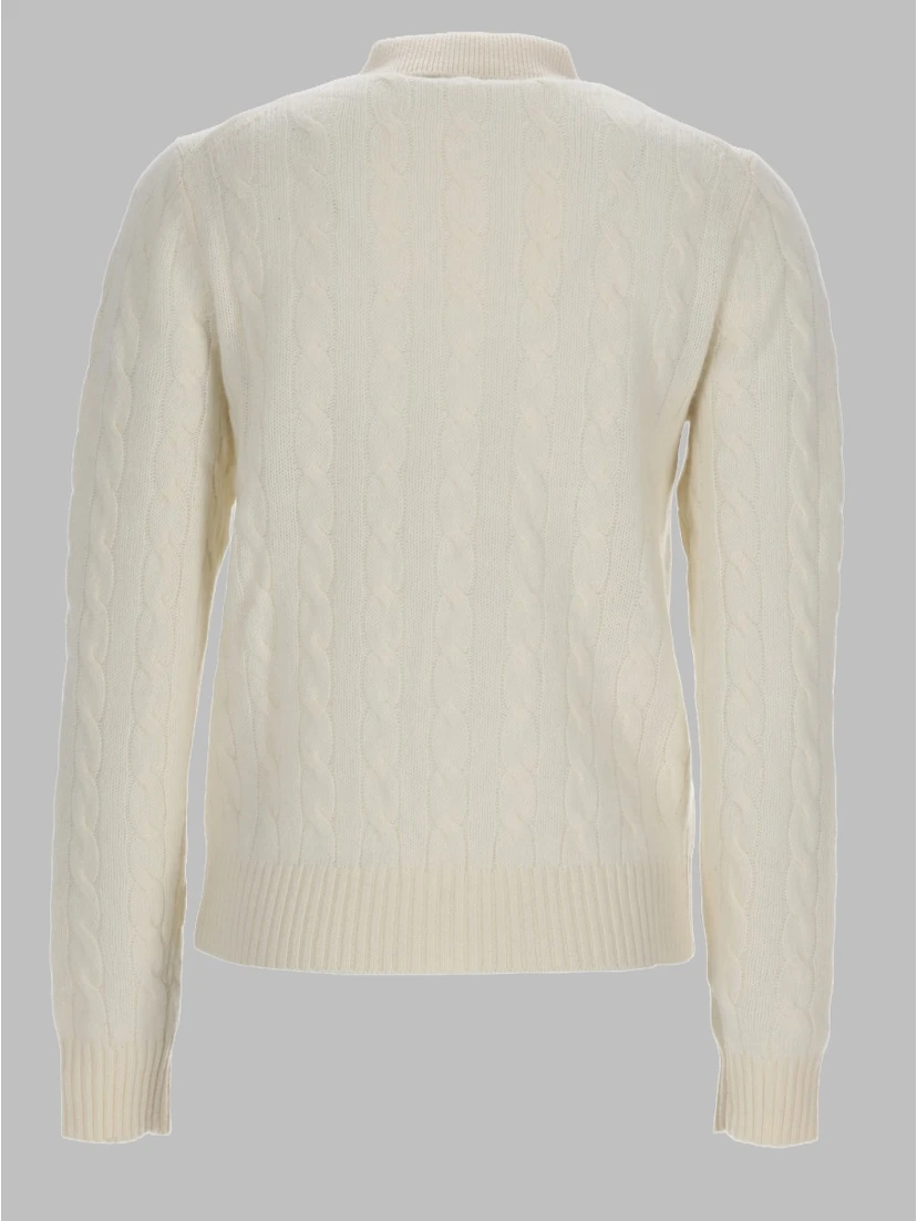 POLO IN MAGLIA CON LOGO