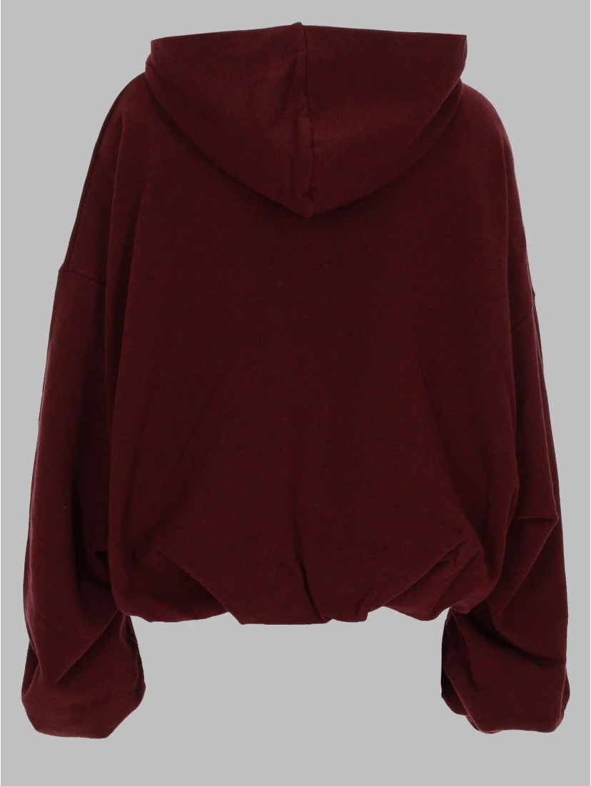 FELPA IN COTONE CON ZIP