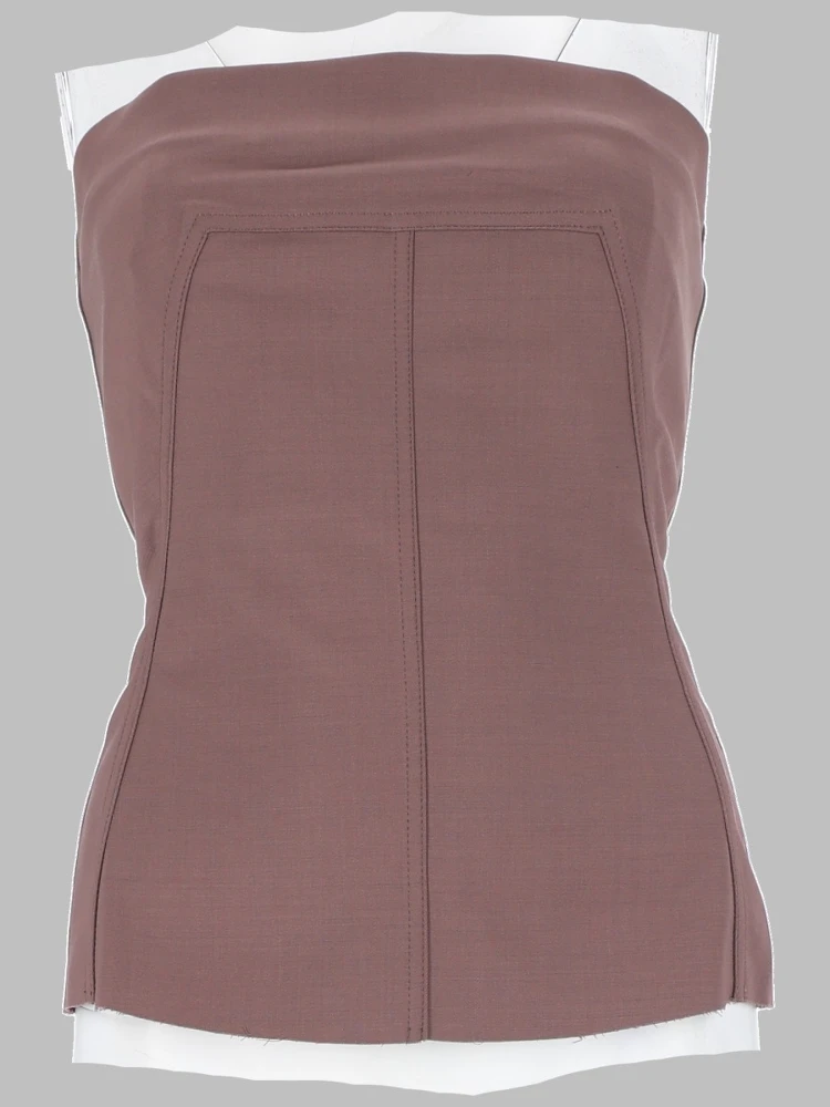 TOP BUSTIER IN LANA