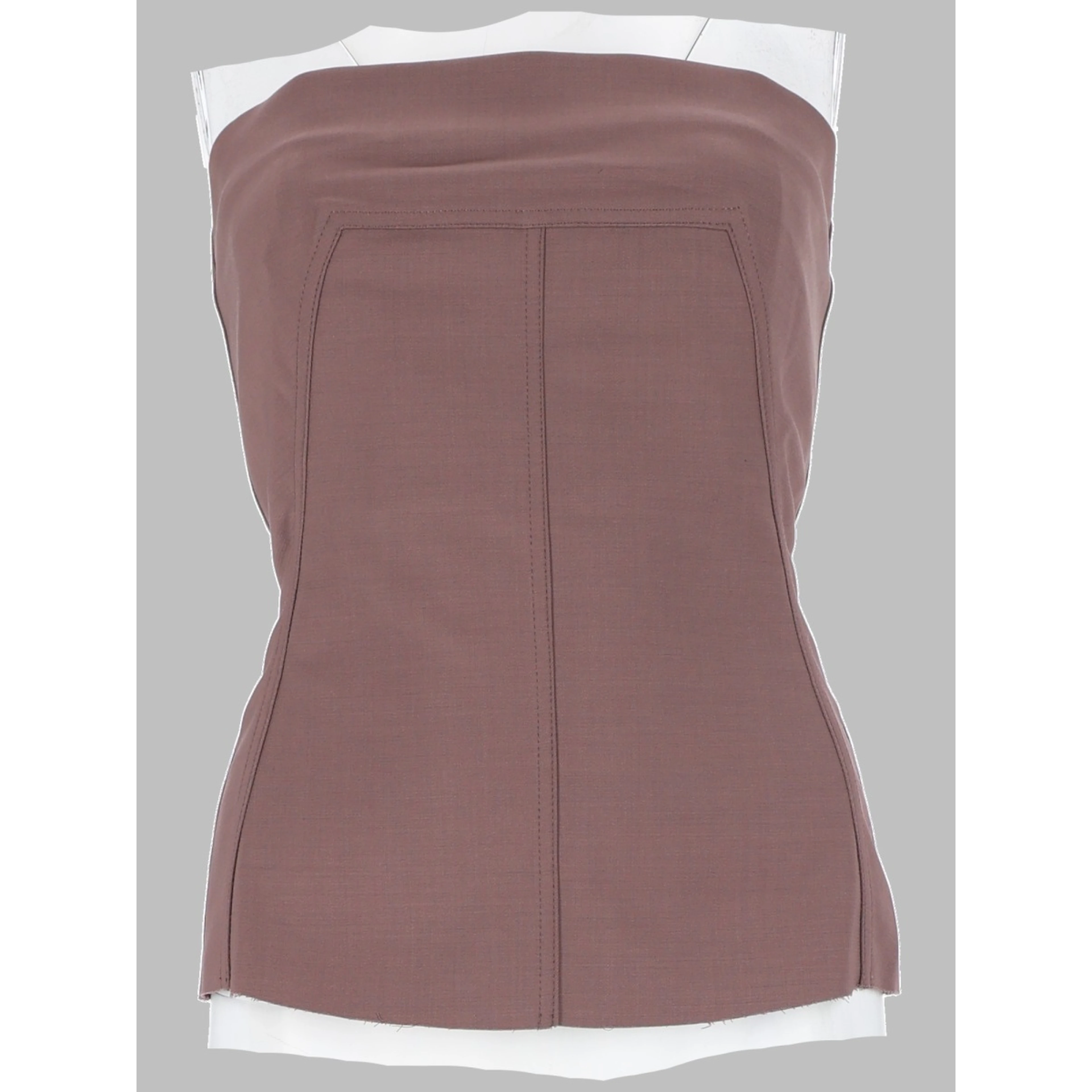 TOP BUSTIER IN LANA