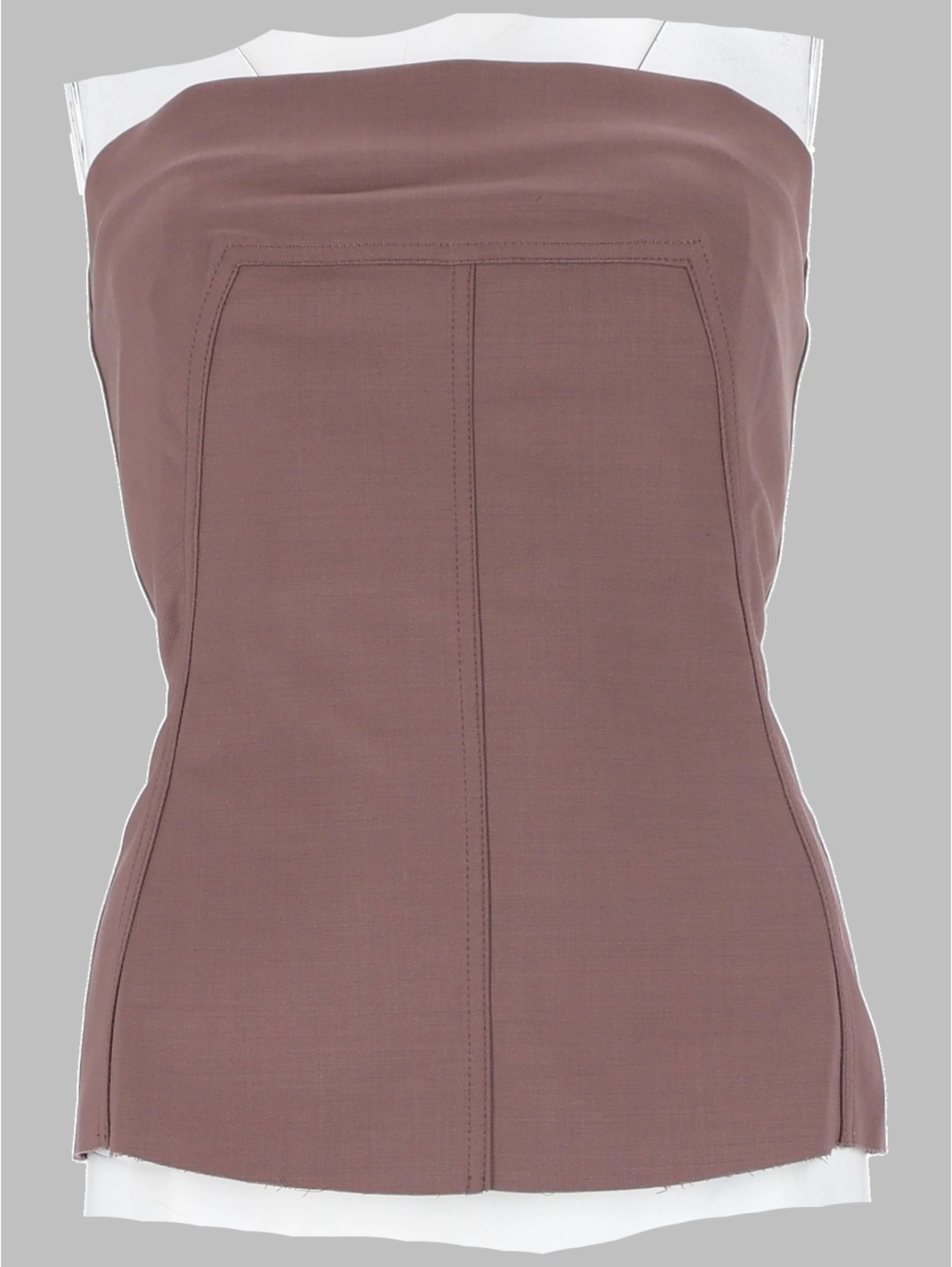 TOP BUSTIER IN LANA