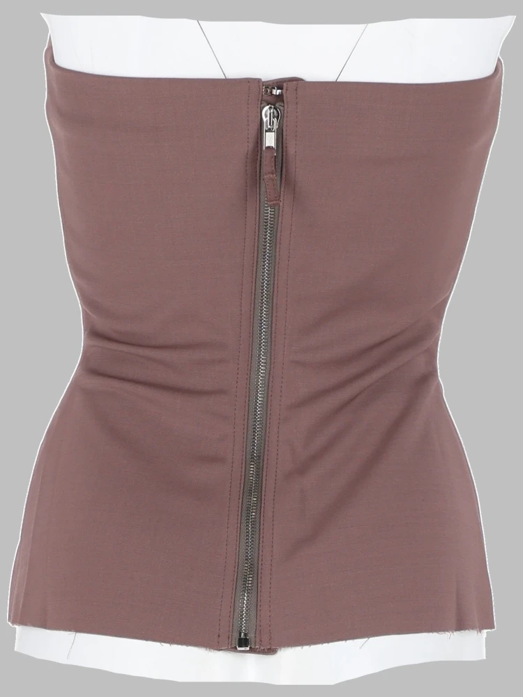TOP BUSTIER IN LANA alternative