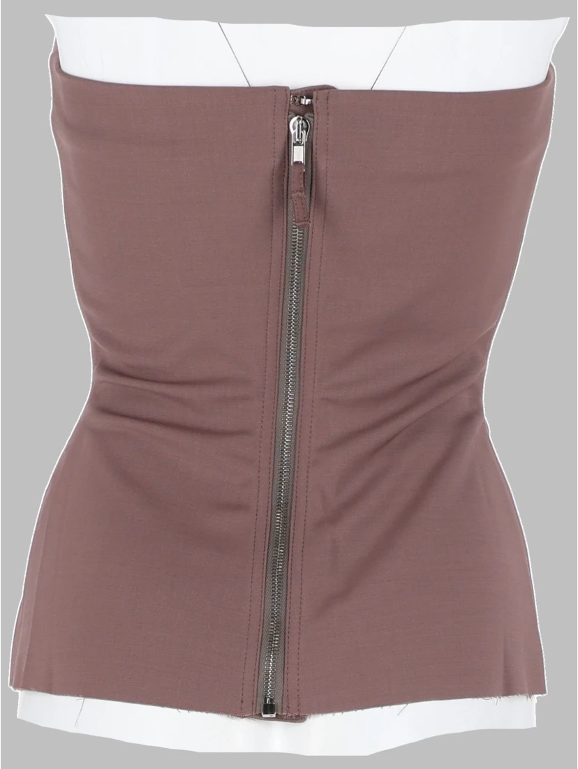 TOP BUSTIER IN LANA