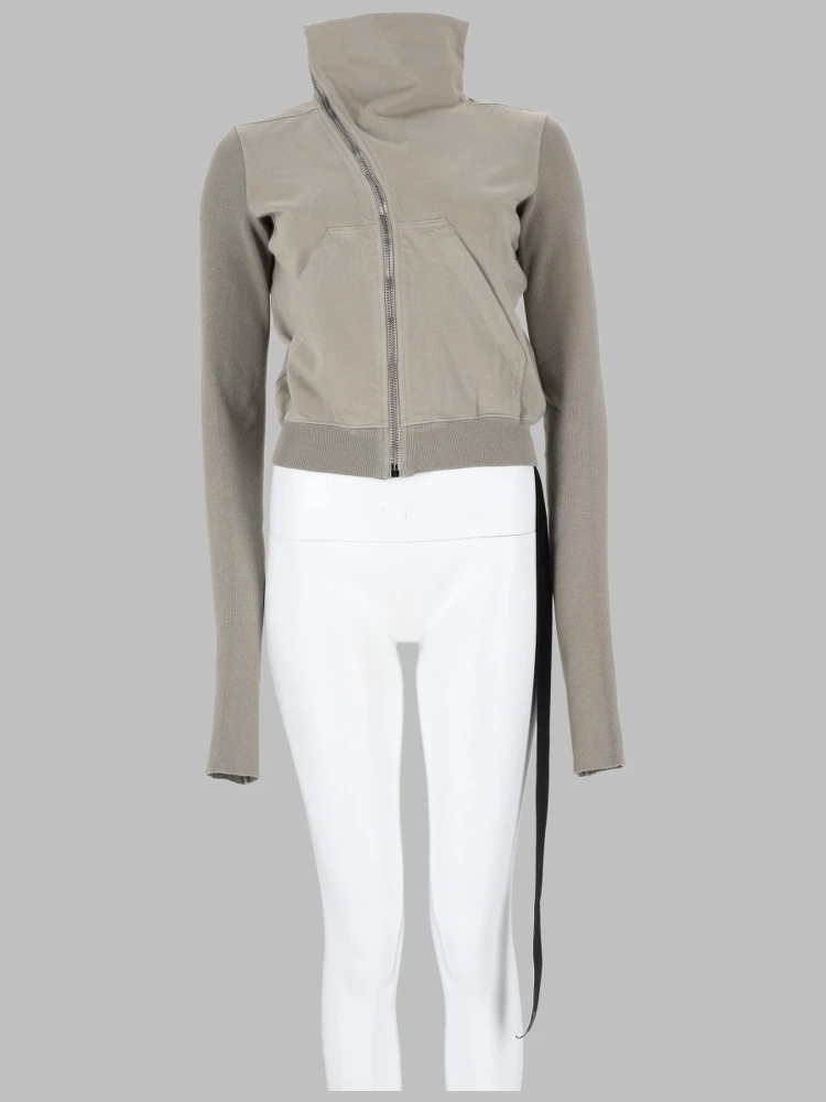 FELPA "MOUNTAIN" CON ZIP ASIMMETRICA