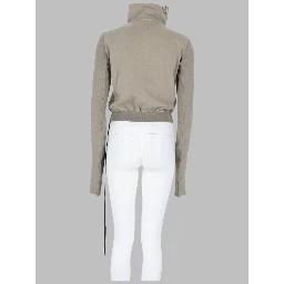 FELPA "MOUNTAIN" CON ZIP ASIMMETRICA