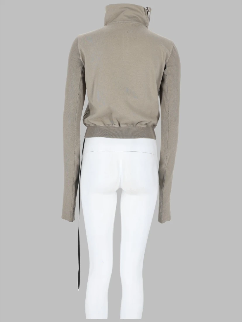 FELPA "MOUNTAIN" CON ZIP ASIMMETRICA