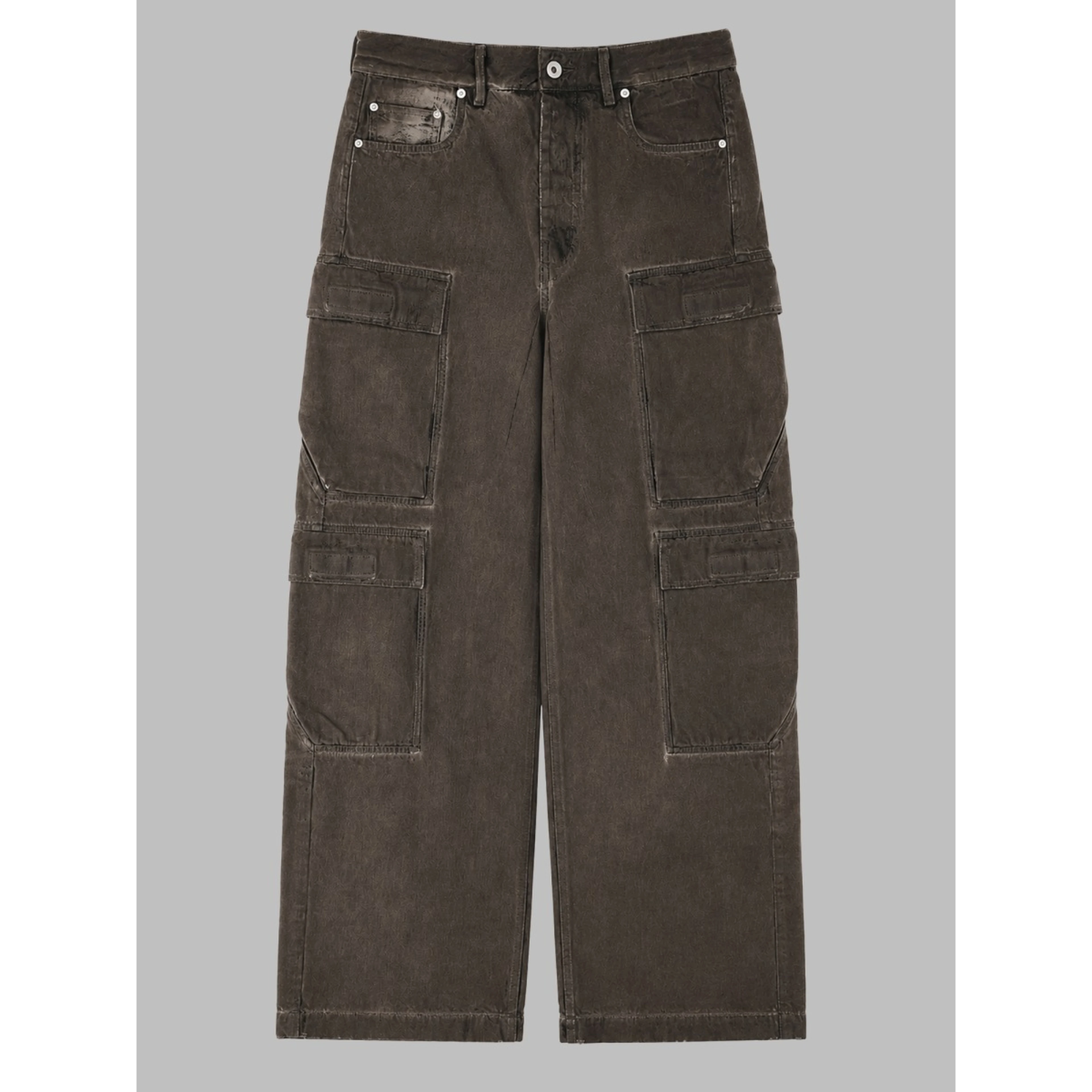 JEANS CARGO IN DENIM DI COTONE