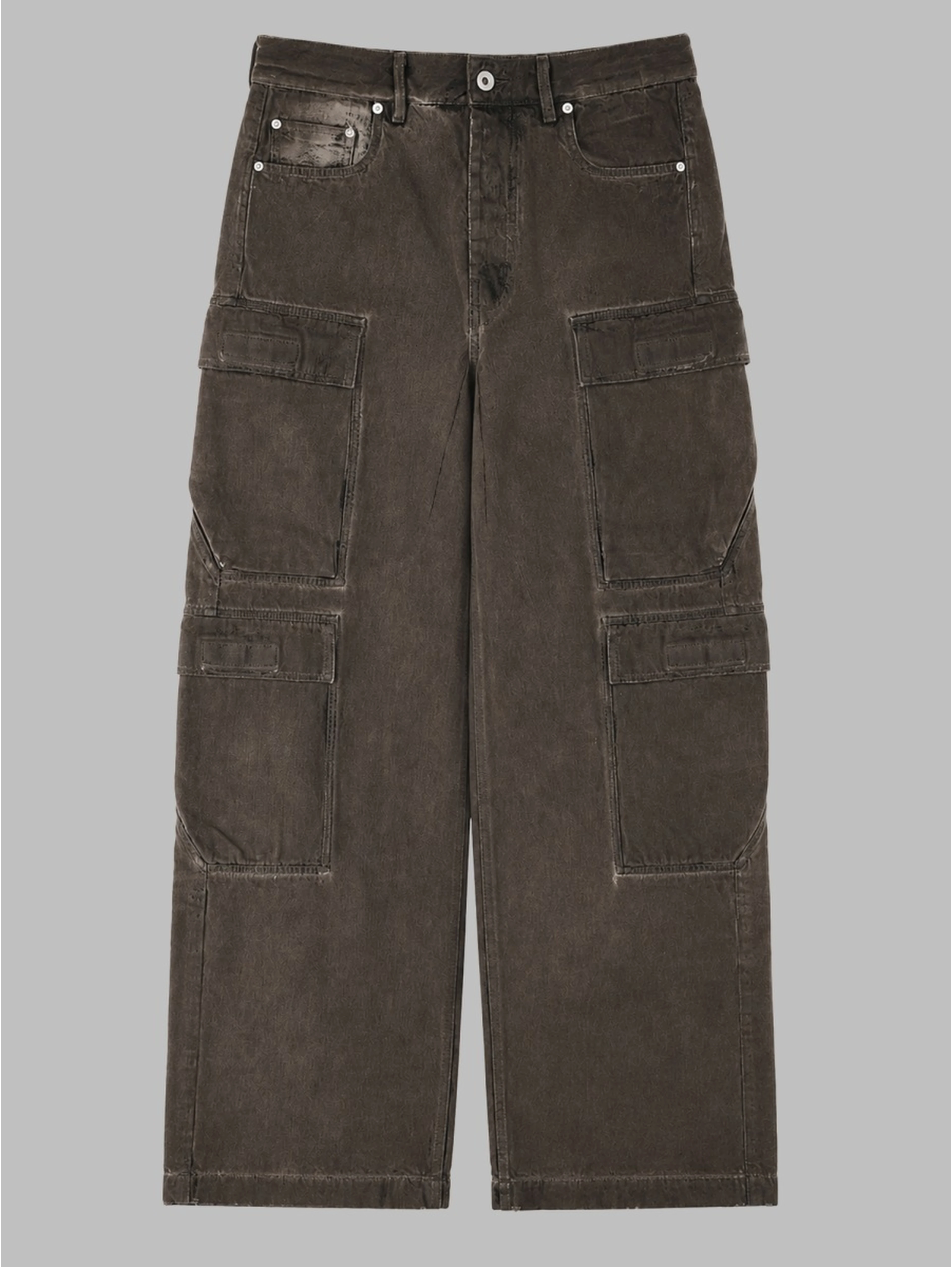JEANS CARGO IN DENIM DI COTONE