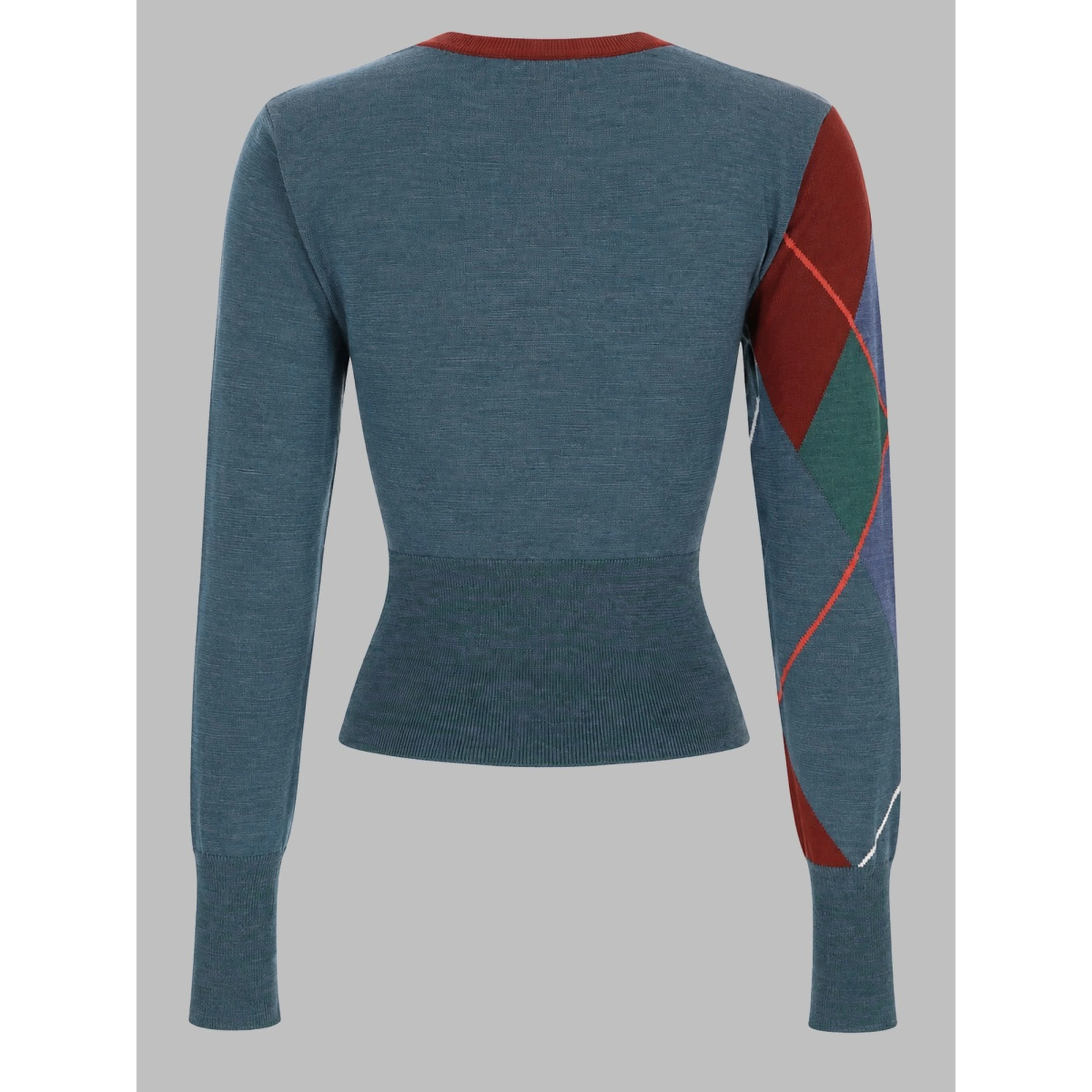 CARDIGAN "ARGYLE" CROPPED