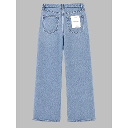 JEANS AMPIO IN DENIM DI COTONE