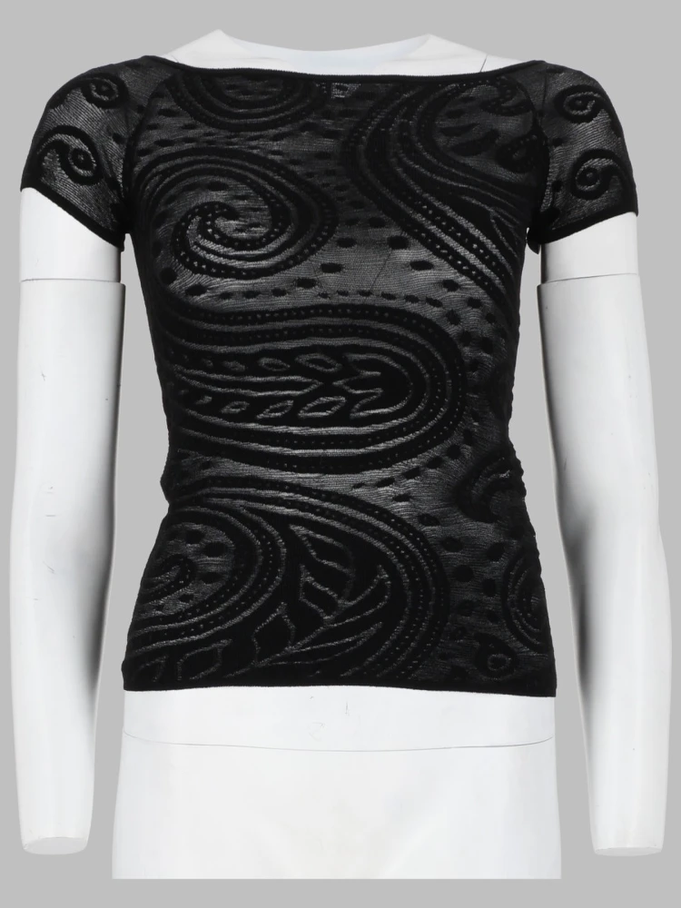 TOP JACQUARD CON MOTIVO PAISLEY