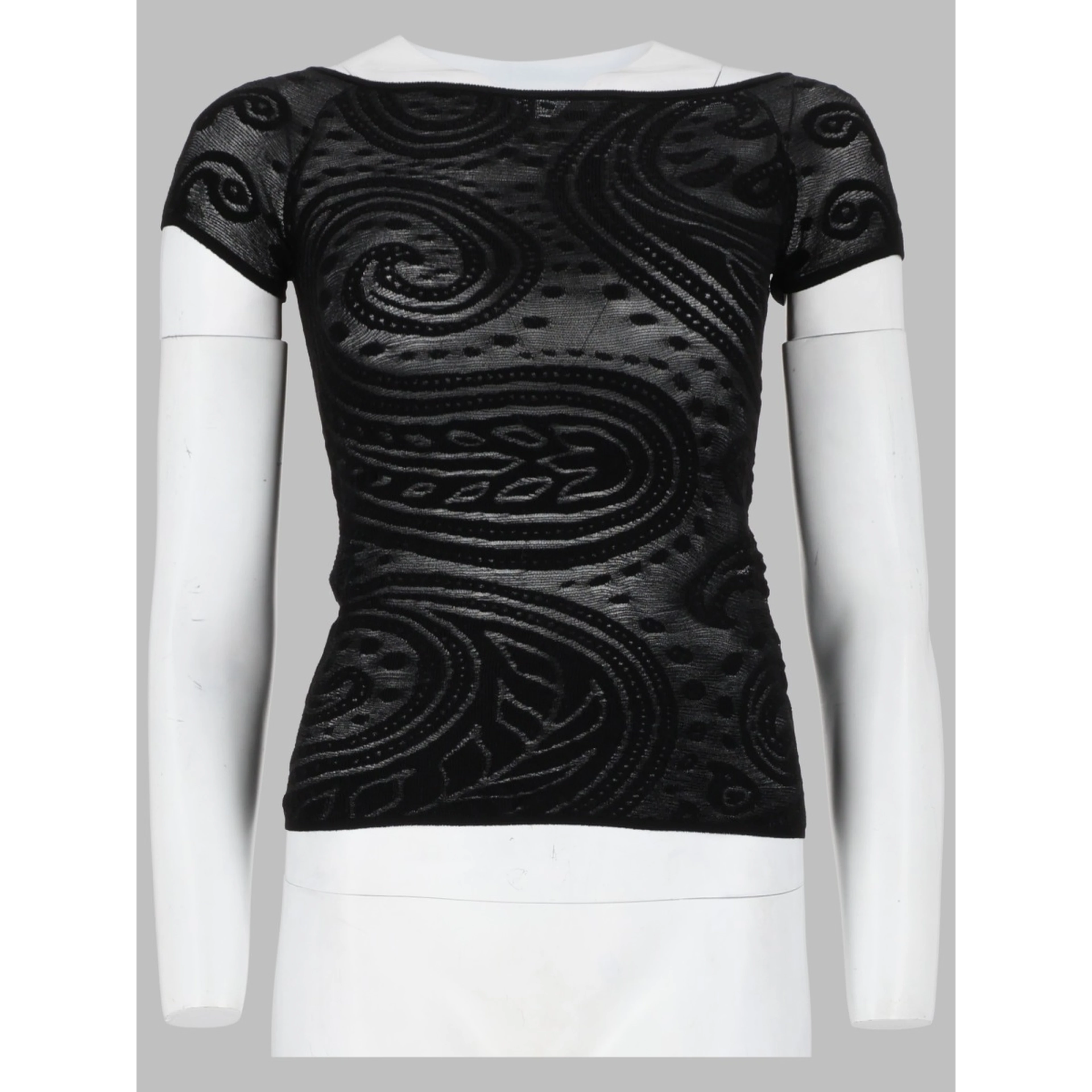 TOP JACQUARD CON MOTIVO PAISLEY