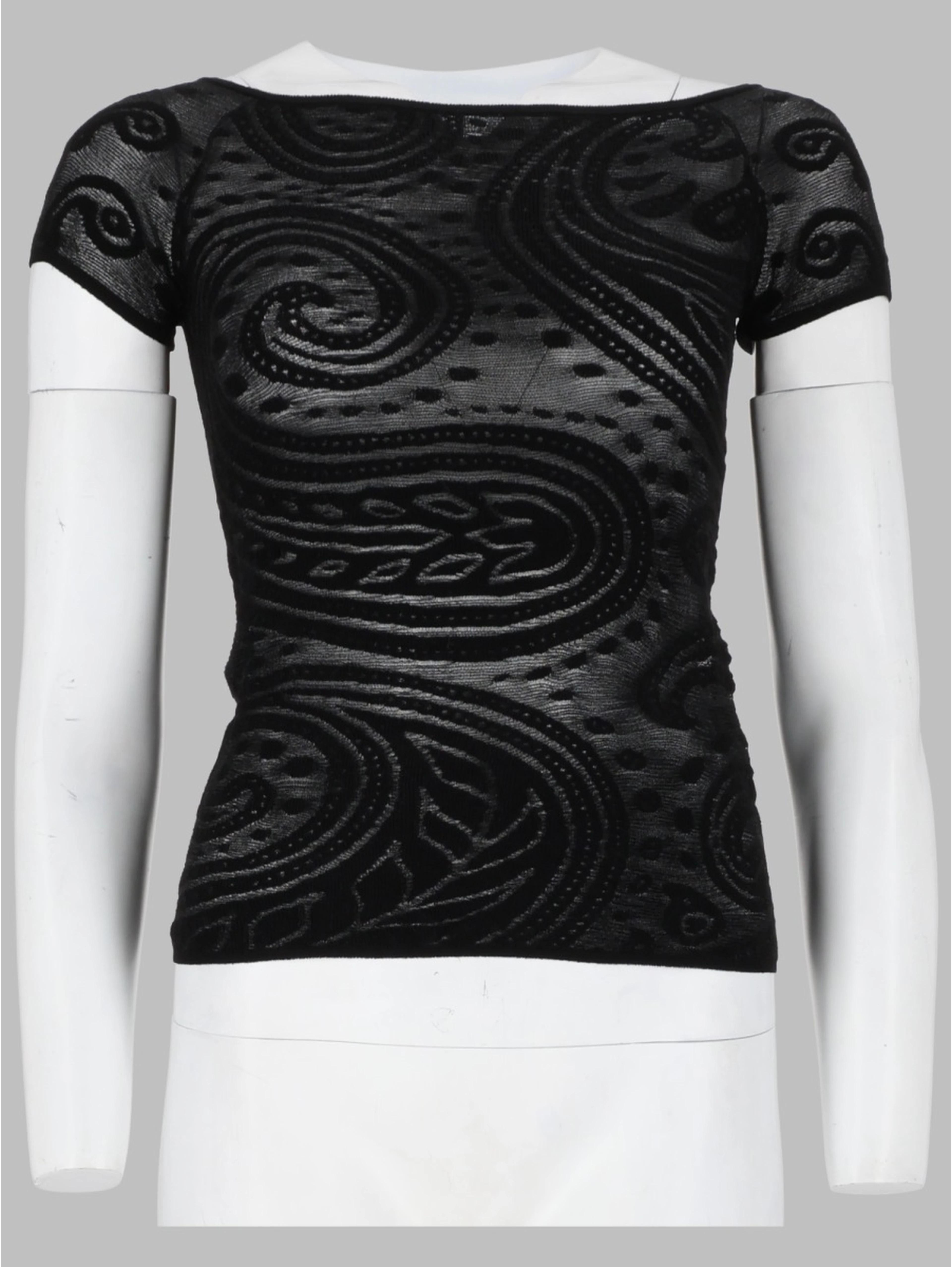 TOP JACQUARD CON MOTIVO PAISLEY