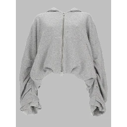 FELPA IN COTONE CON ZIP