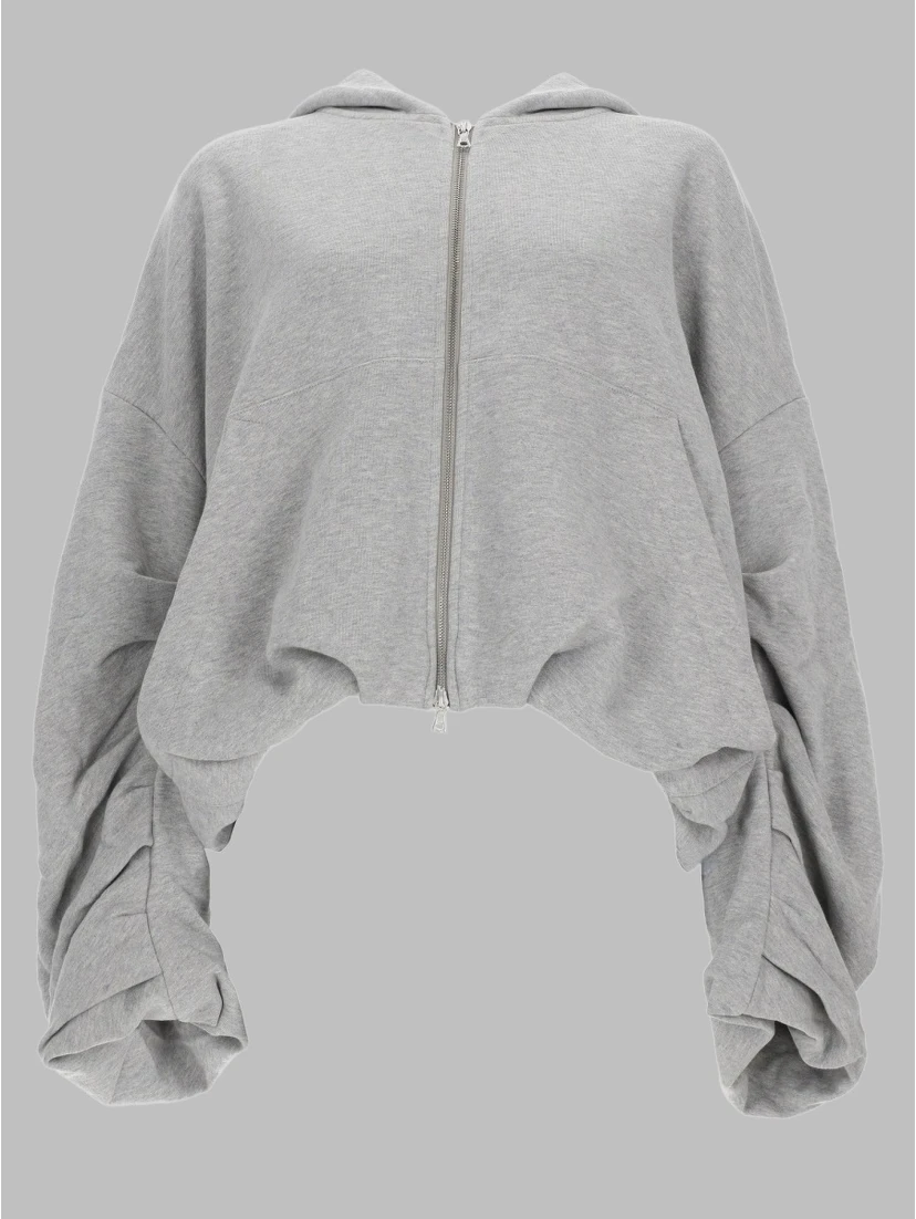 FELPA IN COTONE CON ZIP
