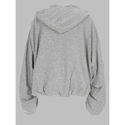 FELPA IN COTONE CON ZIP